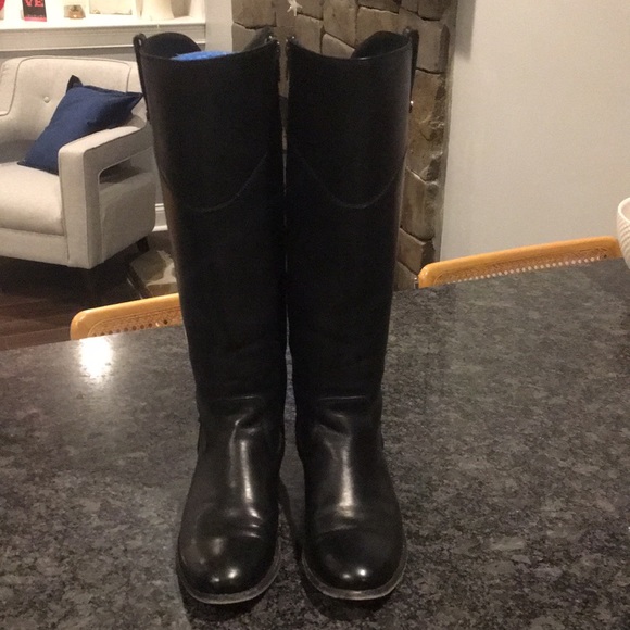 Frye Shoes - Black Frye Riding Boots